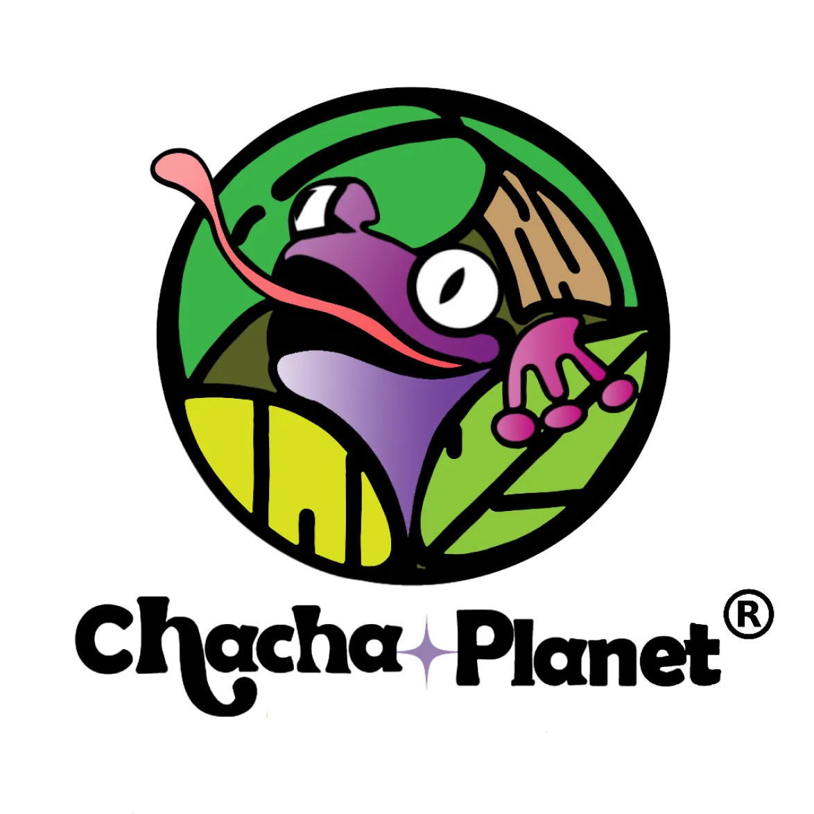 Logo chacha planet vertical